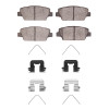 R1 17-19 Kia Cadenza Rear Ceramic Pads & Hardware Kit