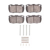 R1 94-97 Land Rover Defender 90 Front Ceramic Pads & Hardware Kit