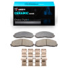 R1 11-22 Ford F-250 4WD (Super Duty) Front Ceramic Pads & Hardware Kit