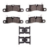 R1 12-23 Porsche 718 Boxster Rear Ceramic Pads & Hardware Kit