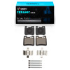 R1 92-95 Mercedes-Benz 400E Rear Ceramic Pads & Hardware Kit