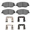R1 09-10 Kia BORREGO Front Ceramic Pads & Hardware Kit