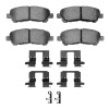 R1 08-13 Toyota Highlander Rear Ceramic Pads & Hardware Kit