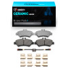 R1 06-18 Dodge Sprinter 3500 Rear Ceramic Pads & Hardware Kit 2310-1317-01