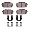 R1 07-12 Kia Rondo (USA) Rear Ceramic Pads & Hardware Kit