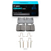 R1 73-79 Mercedes-Benz 280SE Front Ceramic Pads & Hardware Kit