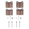 R1 72-72 Porsche 914 Front Ceramic Pads & Hardware Kit