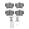 R1 05-23 Porsche Cayman Front/Rear Ceramic Pads & Hardware Kit