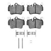 R1 03-16 Porsche Boxster Rear Ceramic Pads & Hardware Kit