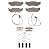 R1 18-20 Coachmen Mirada Front/Rear Ceramic Pads & Hardware Kit