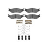 R1 04-20 Coachmen Pursuit Fr & RrFrontFr or RrFr and RrRear Ceramic Pads & Hardware Kit