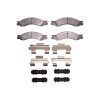 R1 04-10 Chevrolet C4500 Kodiak Rear Ceramic Pads & Hardware Kit