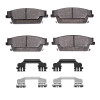 R1 04-11 Cadillac STS Rear Ceramic Pads & Hardware Kit