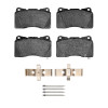 R1 14-17 Dodge Viper Front/Rear Ceramic Pads & Hardware Kit