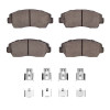 R1 86-93 Mazda B2200 Front Optimum OE Brake Pads & Hardware Kit