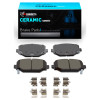 R1 12-20 Chrysler Town & Country Rear Ceramic Brake Pads & Hardware Kit