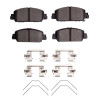 R1 13-25 Honda Accord Coupe Front Ceramic Brake Pads & Hardware Kit