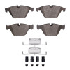 R1 11-19 BMW 535D Front Ceramic Brake Pads & Hardware Kit