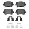 R1 00-18 Audi A4 (Mexico) Rear Ceramic Brake Pads & Hardware Kit