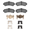 R1 95-00 Nissan Lucino (Mexico) Rear Ceramic Brake Pads & Hardware Kit