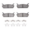 R1 90-96 Ford Escort Rear Ceramic Brake Pads & Hardware Kit
