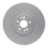 R1 2012-2019 Mercedes-Benz GL550 Front GeoSPEC Coated Rotor - Drilled