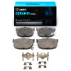 R1 85-09 Hyundai Elantra Rear Ceramic Brake Pads & Hardware Kit