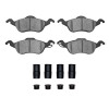 R1 00-04 Ford Focus Front Ceramic Pads & Hardware Kit