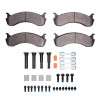 R1 98-25 Beaver Motorcoach Monterey Front/Rear Ceramic Pads & Hardware Kit