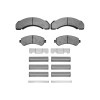 R1 95-00 Chevrolet C3500 Front/Rear Ceramic Pads & Hardware Kit