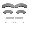 R1 97-12 Chevrolet P30 Front/Rear Ceramic Pads & Hardware Kit
