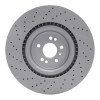 R1 2012-2019 Mercedes-Benz GL63 AMG Front GeoSPEC Coated Rotor - Drilled and Slotted