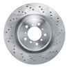 R1 2008-2013 BMW M3 Right Front Brake Rotor - Drilled