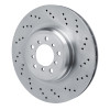 R1 2008-2013 BMW M3 Right Front Brake Rotor - Drilled
