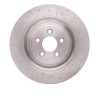 R1 2008-2009 Jaguar XKR Right Rear Brake Rotor - Slotted