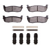 R1 1997-2011 Ford F-250 2WD (Excl Super Duty) Rear R1 Semi Met Pads & Hardware Kit