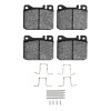 R1 1973-1979 Mercedes-Benz 280SE Front R1 Semi Met Pads & Hardware Kit