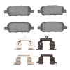 R1 2008-2013 Nissan Rogue Rear R1 Ceramic Pads & Hardware Kit