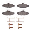 R1 1984-1987 Chevrolet Corvette Rear R1 Ceramic Pads & Hardware Kit
