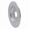 R1 2016-2025 Ford Bronco Sport Rear Right Drilled & Slotted Silver Brake Rotor