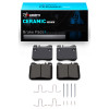 R1 1979-1985 Mercedes-Benz 280CE Front R1 Ceramic Pads & Hardware Kit