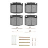 R1 1974-1982 Honda Civic Hatchback Front R1 Ceramic Pads & Hardware Kit
