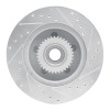 R1 1991-1996 Buick Roadmaster Front Left Drilled & Slotted Silver Brake Rotor