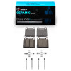 R1 1975-2004 Volvo 240 Rear R1 Ceramic Pads & Hardware Kit