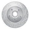 R1 1969-1996 Buick Estate Wagon Front Right Drilled & Slotted Silver Brake Rotor
