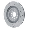 R1 2014-2024 Maserati Ghibli Front Brake Rotor - Drilled