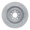R1 2014-2024 Maserati Ghibli Front Brake Rotor - Drilled