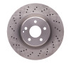 R1 2003-2012 Mercedes-Benz E500 Front Brake Rotor - Drilled