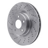 R1 2003-2012 Mercedes-Benz E500 Front Brake Rotor - Drilled