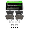 R1 1987-2022 Acura TSX Rear R1 Performance Sport Pads & Hardware Kit